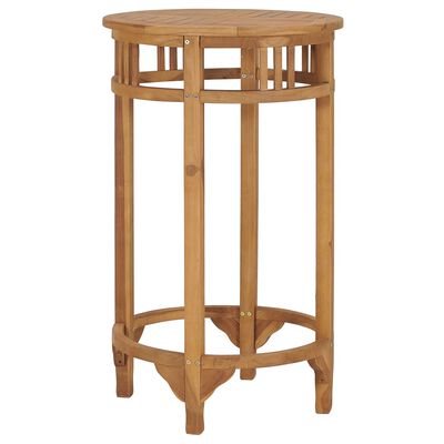 vidaXL Barový stůl Ø 60 cm masivní teakové dřevo