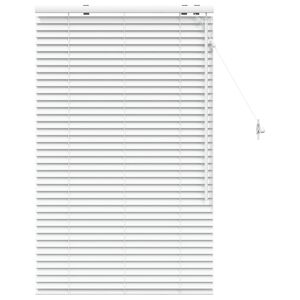 vidaXL Venet &scaron;koln&iacute; žaluzie B&iacute;l&aacute; 80 x 130 cm 35 mm Masivn&iacute; paulovnie