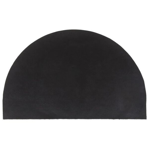 vidaXL Rohožka před dveře př&iacute;rodn&iacute; půlkruhov&aacute; 50x80 cm kokosov&eacute; vl&aacute;kno