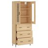 vidaXL Skř&iacute;ň highboard dub sonoma 69,5 x 34 x 180 cm kompozitn&iacute; dřevo