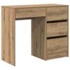 vidaXL Stůl Artisanov&yacute; dub Kompozitn&iacute; dřevo 90 x 37.5 x 75 cm