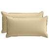 vidaXL Povlak na pol&scaron;t&aacute;ř 2 ks HOUTEN B&eacute;žov&aacute; 40 x 80 cm Polyester