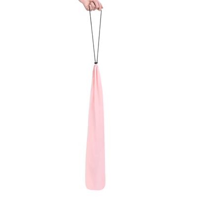 vidaXL Kočičí týpí s úložnou taškou peachskin PE růžové 60x60x70 cm