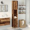 vidaXL Koupelnov&aacute; skř&iacute;ňka old wood 30 x 30 x 190 cm kompozitn&iacute; dřevo