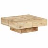 vidaXL Konferenčn&iacute; stolek 80 x 80 x 28 cm masivn&iacute; mangovn&iacute;kov&eacute; dřevo