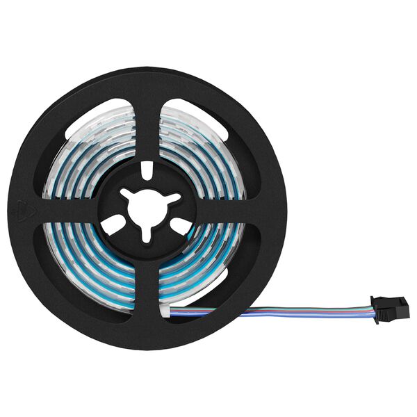 vidaXL LED p&aacute;s 4 pcs Čern&aacute; a průhledn&aacute; 90 x 0,8 x 0,3 cm Měď a plast