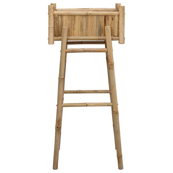vidaXL Zahradn&iacute; květin&aacute;č s drž&aacute;kem Př&iacute;rodn&iacute; 50 x 38 x 114 cm Bambus