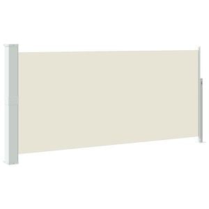 vidaXL Zatahovac&iacute; bočn&iacute; mark&yacute;za / z&aacute;stěna 140 x 314 cm kr&eacute;mov&aacute;
