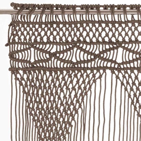 vidaXL Macramé závěs taupe 140 x 240 cm bavlna