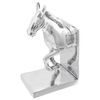 vidaXL Zar&aacute;žky na knihy 2 ks Stř&iacute;brn&aacute; 11 x 14 x 25 cm Hlin&iacute;k