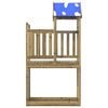 vidaXL Hern&iacute; věž Hněd&aacute; 110,5 x 52,5 x 215 cm Pevn&eacute; impregnovan&eacute; dřevo
