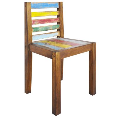 vidaXL Jídelní židle 6 ks masivní recyklované dřevo