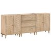 vidaXL Odkl&aacute;dac&iacute; skř&iacute;ňky 3 ks 60x33x75 cm masivn&iacute; mangovn&iacute;kov&eacute; dřevo