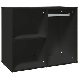 vidaXL Toaletn&iacute; skř&iacute;ňka čern&aacute; 80 x 40 x 65 cm kompozitn&iacute; dřevo