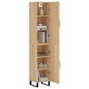 vidaXL Skř&iacute;ň highboard dub sonoma 34,5 x 34 x 180 cm kompozitn&iacute; dřevo