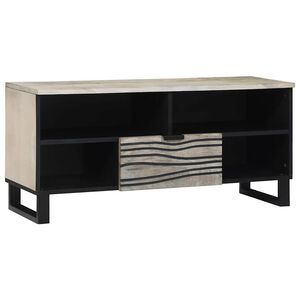 vidaXL TV jednotky 105 x 33 x 46 cm B&iacute;l&aacute; Kompozitn&iacute; dřevo