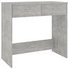 vidaXL Psac&iacute; stůl betonově &scaron;ed&yacute; 80 x 40 x 75 cm kompozitn&iacute; dřevo