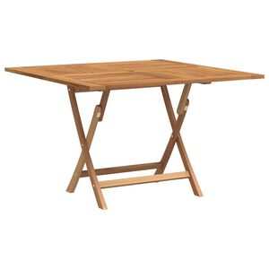 vidaXL Skl&aacute;dac&iacute; zahradn&iacute; stůl 110x110x75 cm masivn&iacute; teakov&eacute; dřevo