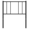 vidaXL Kovové čelo postele černé 75 cm