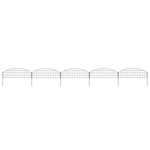 vidaXL Obloukov&yacute; zahradn&iacute; plot 77,3 x 26 cm zelen&yacute;