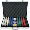 vidaXL Poker set s 1000 žetony hlin&iacute;k