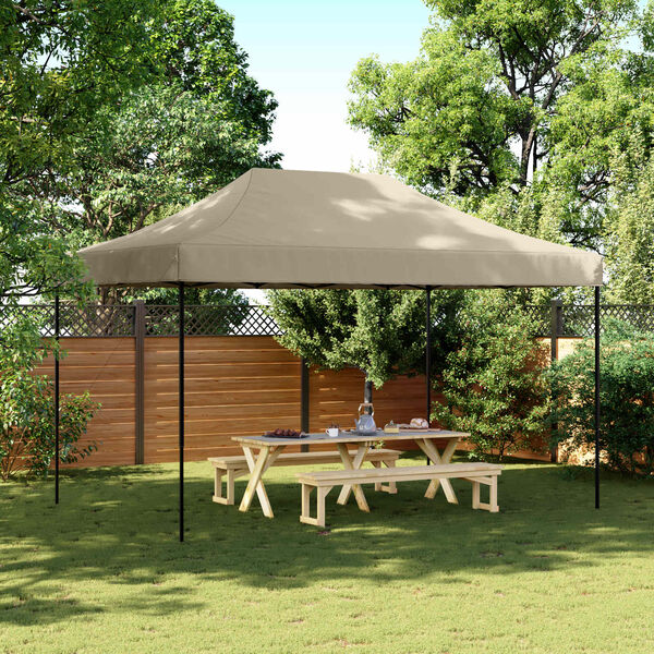 vidaXL Skl&aacute;dac&iacute; party stan pop-up taupe 440 x 292 x 315 cm