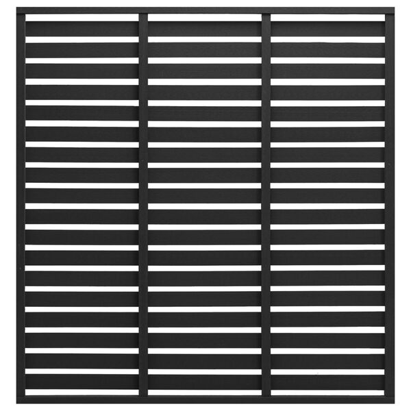 vidaXL Plotov&yacute; d&iacute;lec WPC 180 x 180 cm čern&yacute;