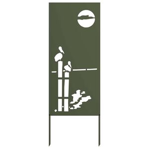 vidaXL Soukromí na zahradě Řezací Olivově zelená 50 x 140 cm