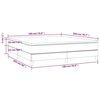 vidaXL Box spring postel s matrac&iacute; tmavě zelen&aacute; 180x200 cm samet