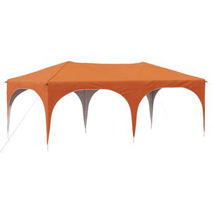 vidaXL P&aacute;rty stan s v&yacute;suvn&yacute;m st&aacute;nkem 575 x 288 x 245 cm Oranžov&aacute;