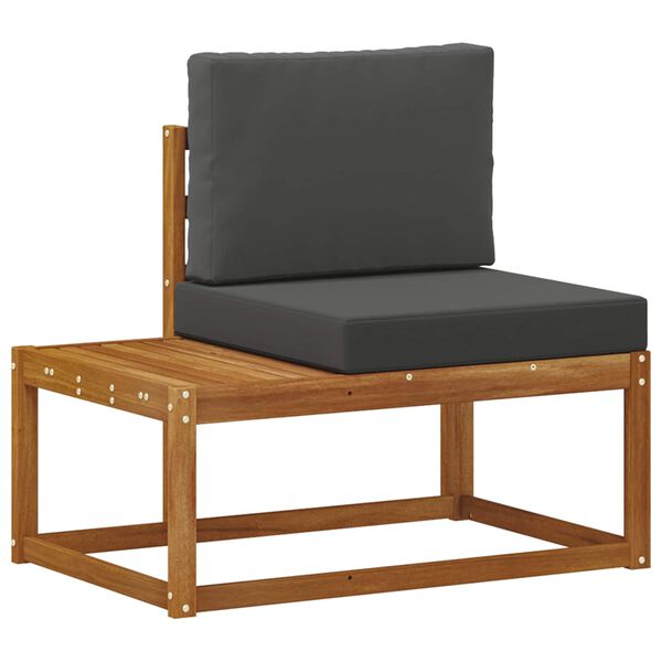 vidaXL Venkovn&iacute; pohovkov&aacute; souprava s pol&scaron;t&aacute;řem 2 pcs Př&iacute;rodn&iacute;