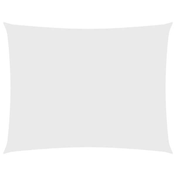 vidaXL St&iacute;n&iacute;c&iacute; plachta oxfordsk&aacute; l&aacute;tka obd&eacute;ln&iacute;kov&aacute; 2 x 3,5 m b&iacute;l&aacute;