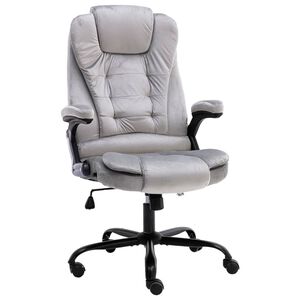 vidaXL Kancel&aacute;řsk&aacute; židle světle &scaron;ed&aacute; samet