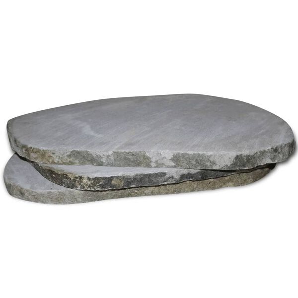 vidaXL Zahradn&iacute; n&aacute;&scaron;lapn&eacute; kameny 3 ks, ř&iacute;čn&iacute; k&aacute;men