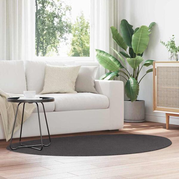 vidaXL Koberec HUARTE Antracit 120 x 170 cm Polyester