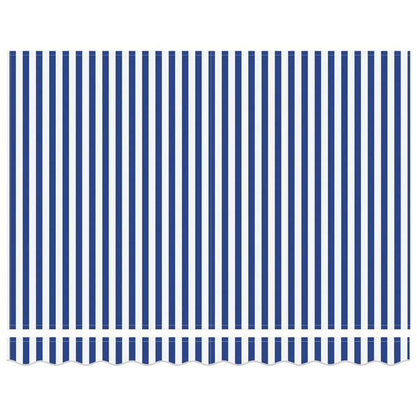 vidaXL Budsorovateln&eacute; zastře&scaron;en&iacute; Modr&aacute; a b&iacute;l&aacute; 350 x 250 cm