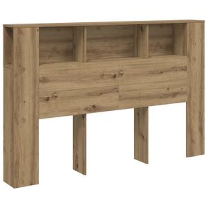 vidaXL Skř&iacute;ňka s čelem postele Artisan Dub 160x18,5x103,5 cm Konstrukce dřeva