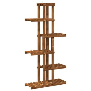 vidaXL Stojan na rostliny Př&iacute;rodn&iacute; 68 x 23,5 x 140 cm