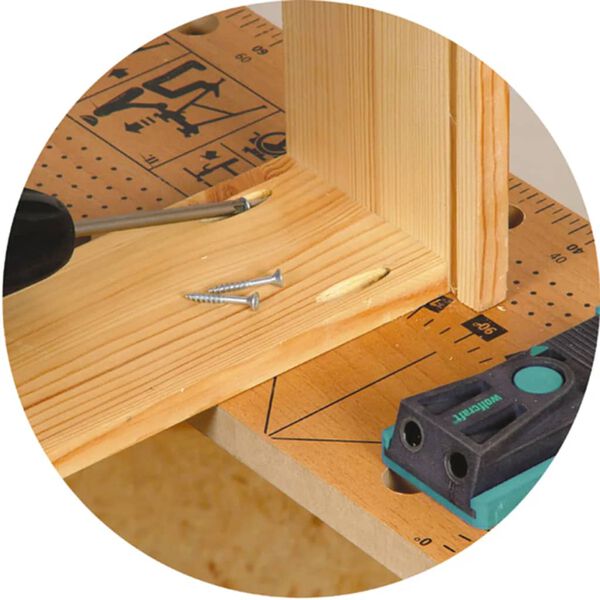 wolfcraft Svrtávací souprava na skryté spoje 4642000