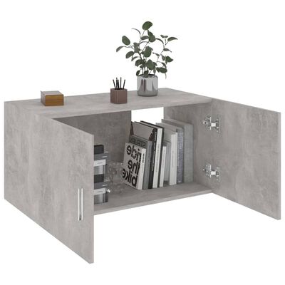 vidaXL Nástěnná skříňka betonově šedá 80 x 39 x 40 cm dřevotříska