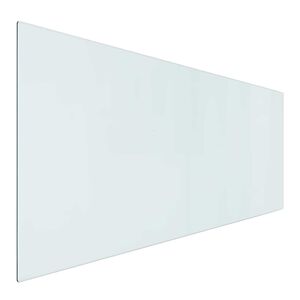 vidaXL Skleněn&aacute; deska k krbu Transparentn&iacute; 120 x 50 cm Sklo