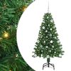 vidaXL Uměl&yacute; v&aacute;nočn&iacute; stromeček Zelen&aacute; 150 cm PVC, ocel a plast