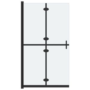 vidaXL Skl&aacute;dac&iacute; sprchov&aacute; z&aacute;stěna ml&eacute;čn&eacute; ESG sklo 80 x 190 cm