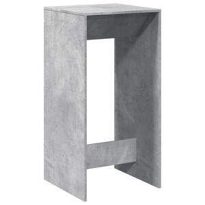 vidaXL Barov&yacute; stůl betonově &scaron;ed&yacute; 51 x 50 x 103,5 cm kompozitn&iacute; dřevo