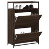 vidaXL Botn&iacute;k hněd&yacute; dub 75 x 34 x 112 cm kompozitn&iacute; dřevo