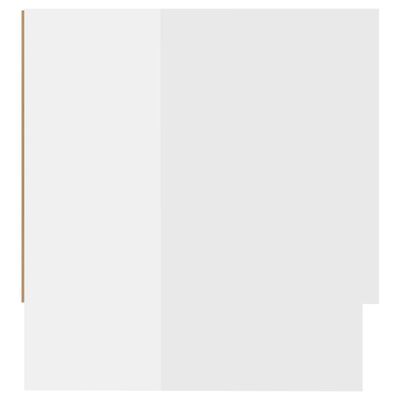 vidaXL Šatní skříň bílá vysoký lesk 100 x 32,5 x 35 cm dřevotříska