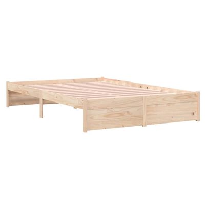 vidaXL Rám postele masivní dřevo 120 x 200 cm