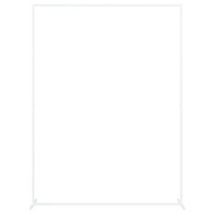 vidaXL Svatebn&iacute; oblouk B&iacute;l&aacute; 150 x 49,5 x 200 cm Ocel