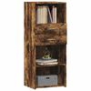 vidaXL Skř&iacute;ň highboard kouřov&yacute; dub 50 x 42,5 x 124 cm kompozitn&iacute; dřevo