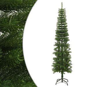 vidaXL Uměl&yacute; &uacute;zk&yacute; v&aacute;nočn&iacute; stromek se stojanem 240 cm PE